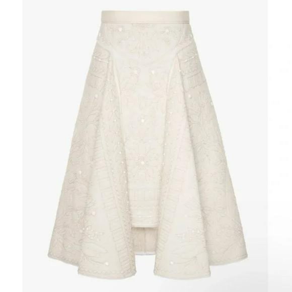 ZARA ATELIER EMBROIDERD CAPE SKIRT LIMITED EDITION - Picture 2 of 10